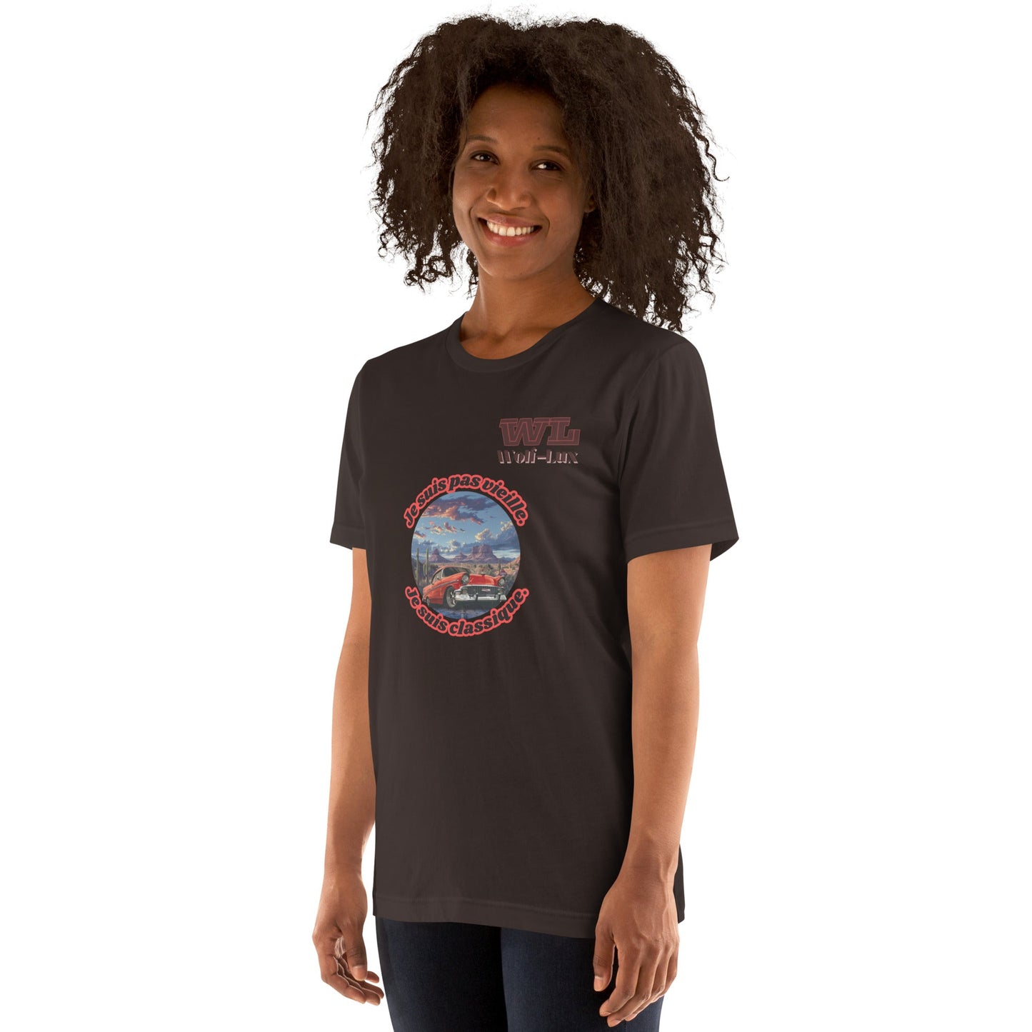 Women t-shirt Classic French - Wolf - Lux - Wolf - Lux - Wolf - Lux