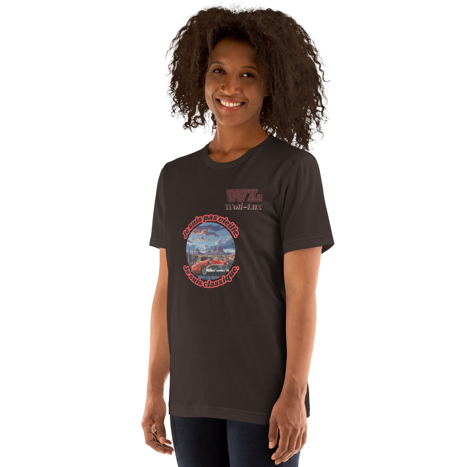 Women t-shirt Classic French - Wolf - Lux - Wolf - Lux - Wolf - Lux