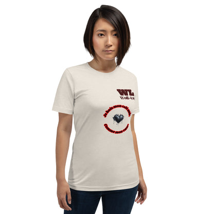 Women t-shirt Coffee French - Wolf - Lux - Wolf - Lux - Wolf - Lux