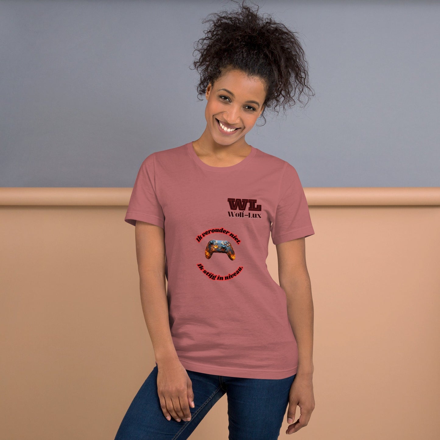 Women t-shirt Level up Dutch - Wolf - Lux - Wolf - Lux - Wolf - Lux