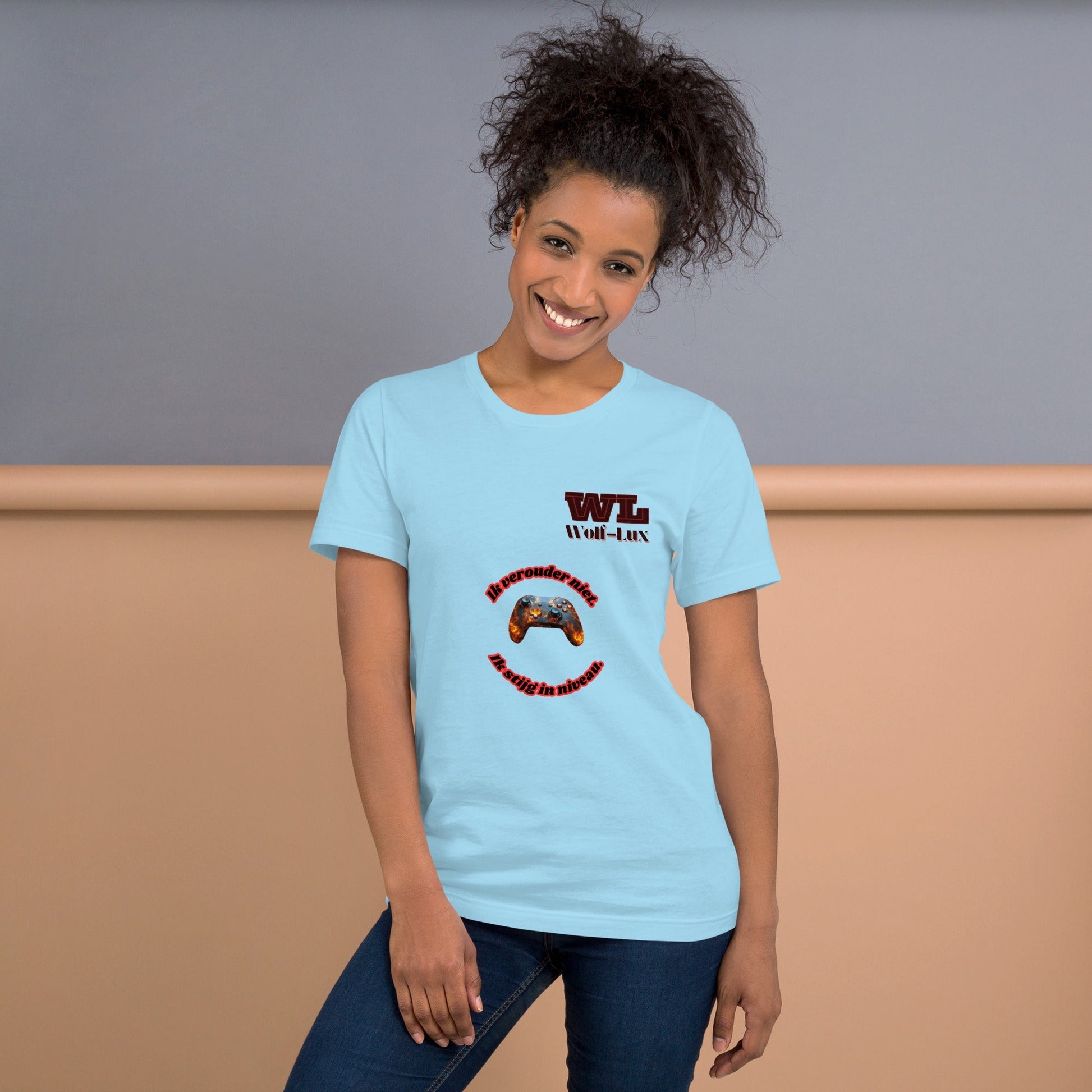 Women t-shirt Level up Dutch - Wolf - Lux - Wolf - Lux - Wolf - Lux