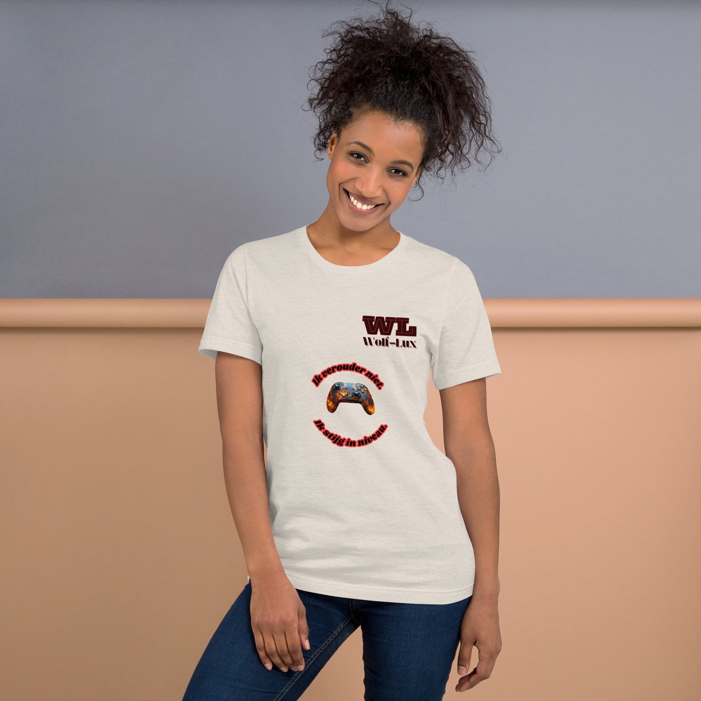 Women t-shirt Level up Dutch - Wolf - Lux - Wolf - Lux - Wolf - Lux