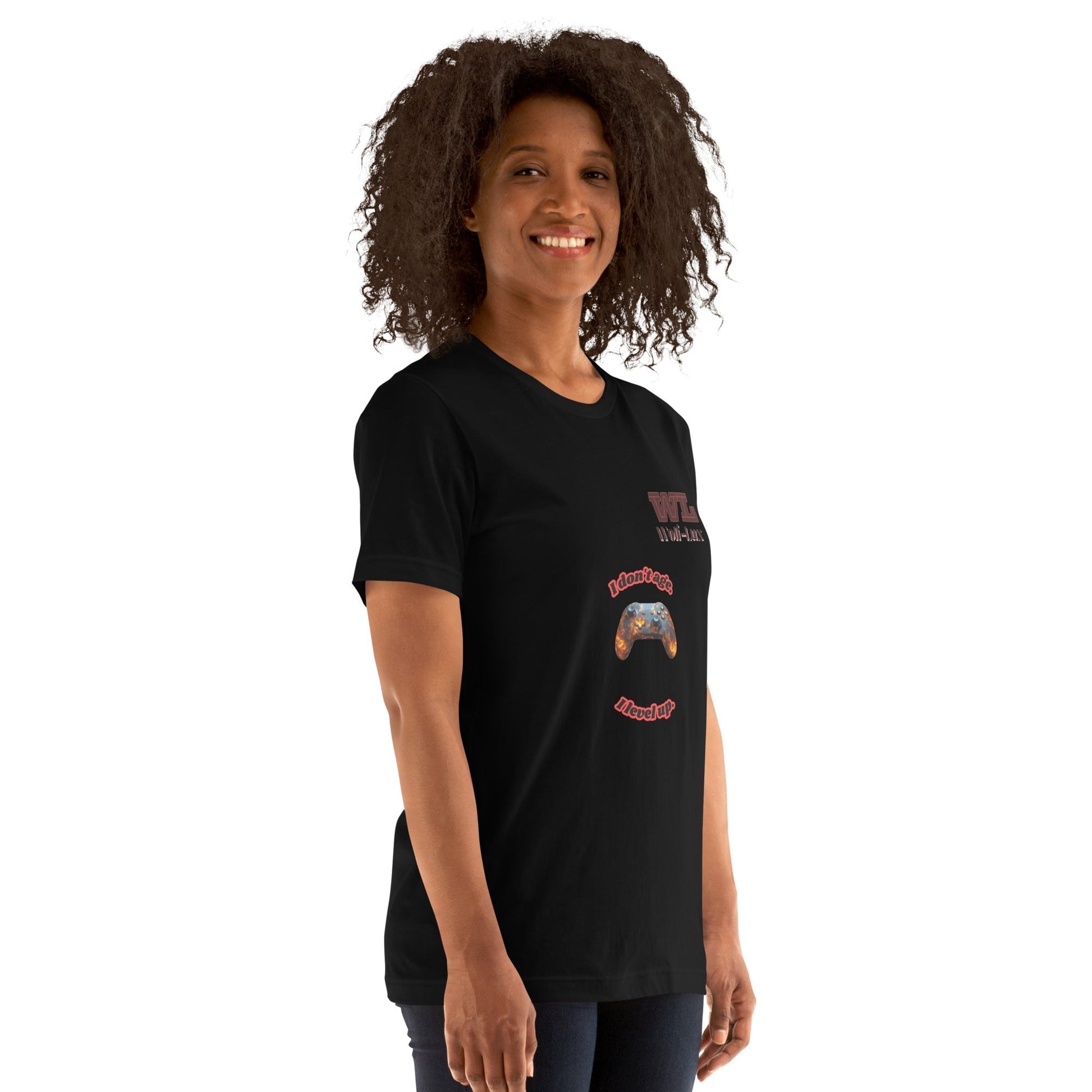 Women t-shirt Level up English - Wolf - Lux - Wolf - Lux - Wolf - Lux