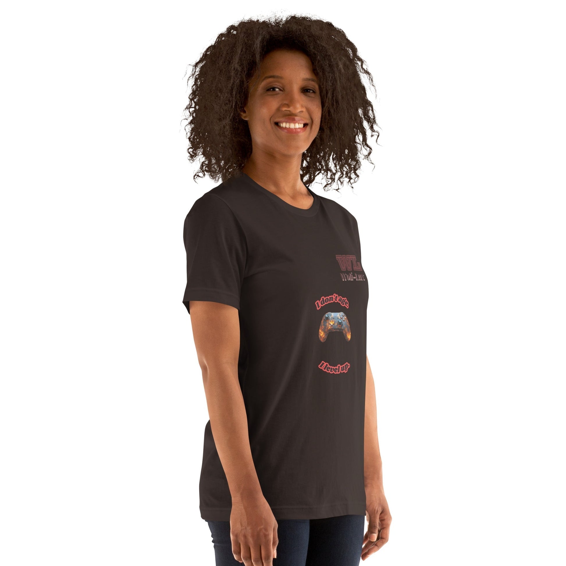 Women t-shirt Level up English - Wolf - Lux - Wolf - Lux - Wolf - Lux