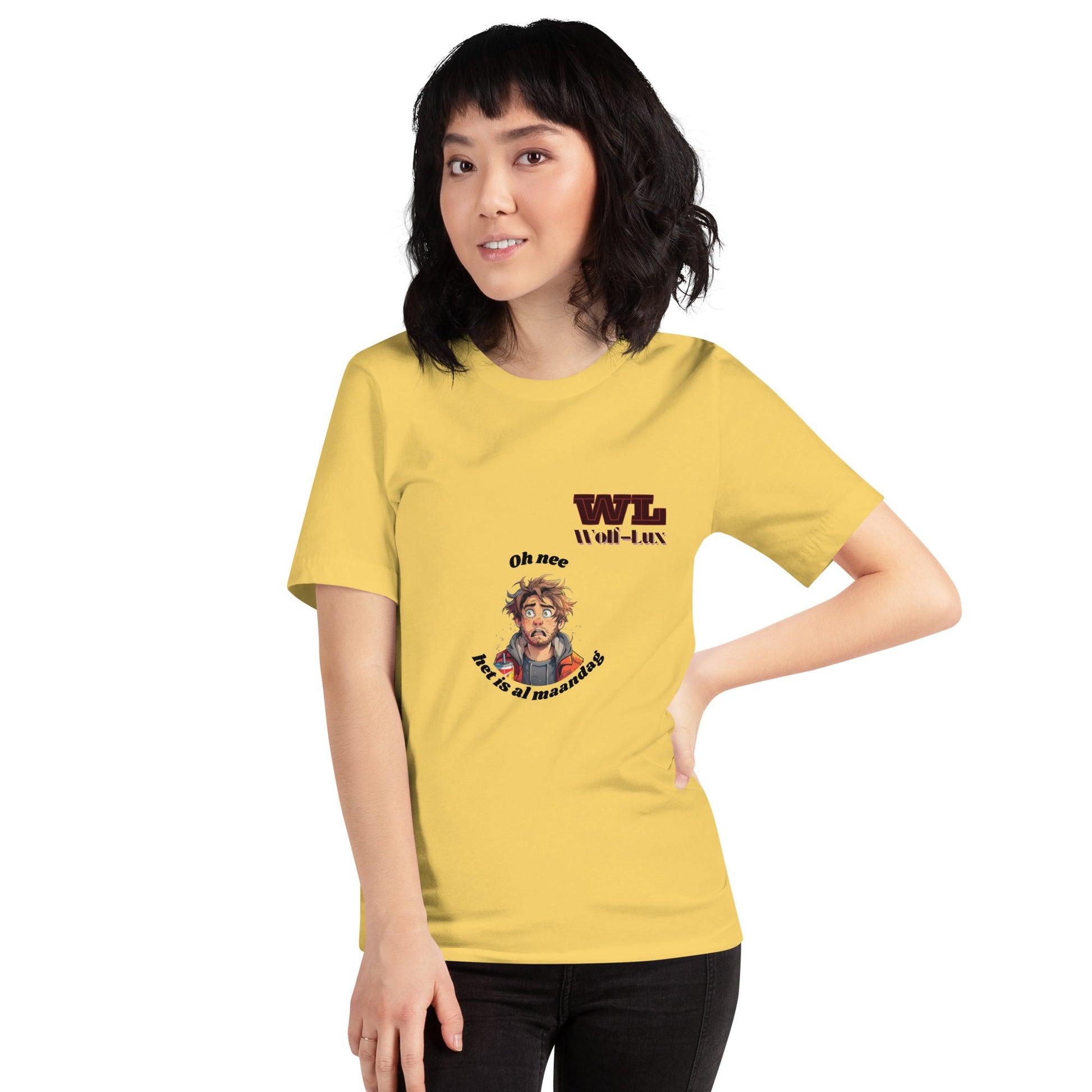 Women t-shirt monday dutch - Wolf - Lux - Wolf - Lux - Wolf - Lux