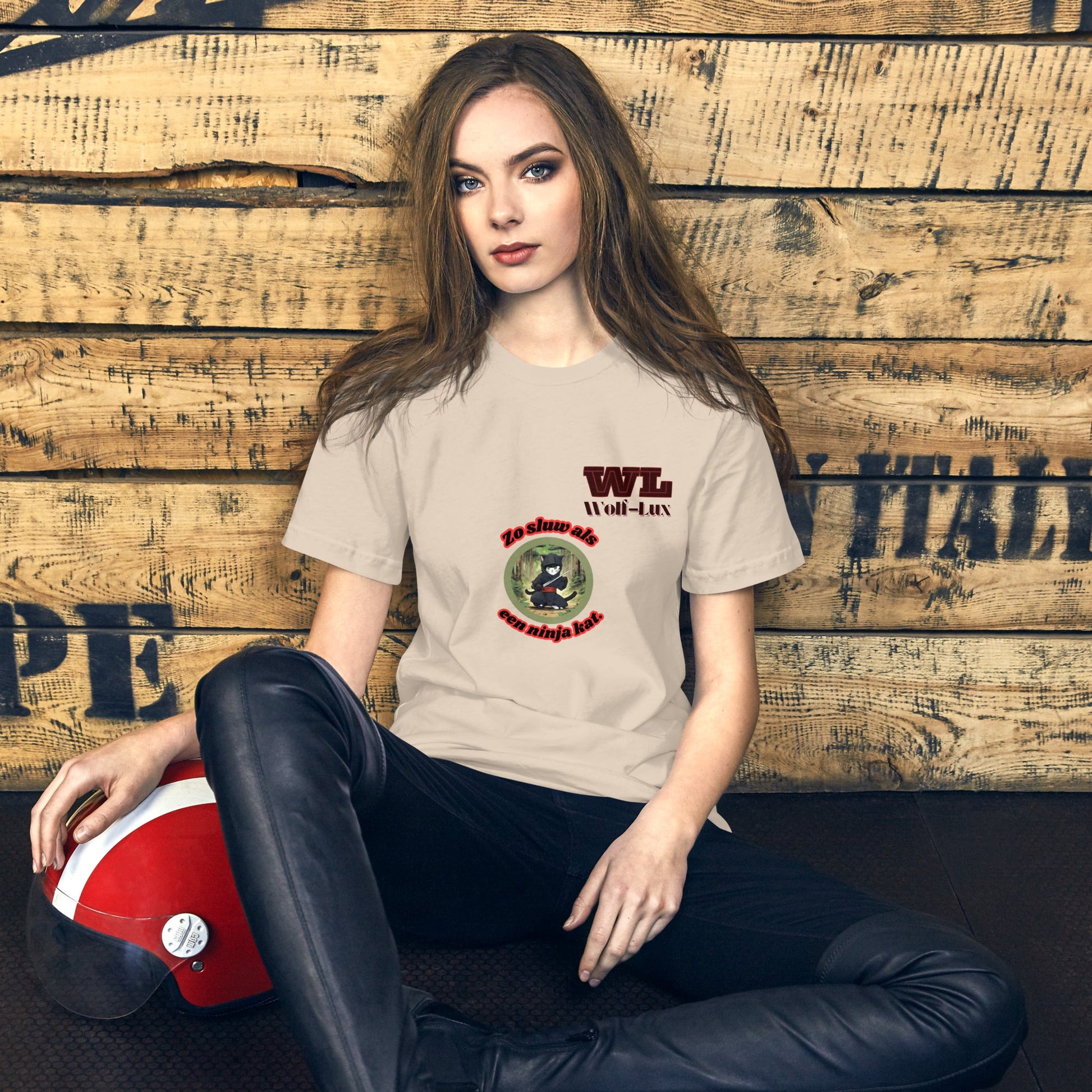 Women t-shirt ninja dutch - Wolf - Lux - Wolf - Lux - Wolf - Lux