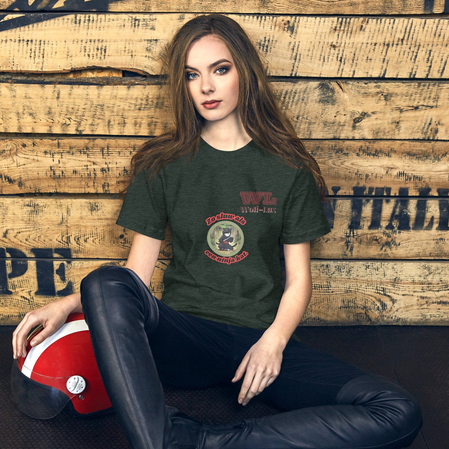 Women t-shirt ninja dutch - Wolf - Lux - Wolf - Lux - Wolf - Lux